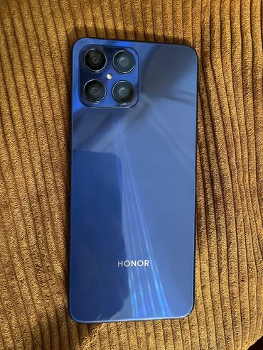 honor x8 qiymeti: Honor X8, 128 GB, rəng - Mavi, Sensor, Barmaq izi, İki sim kartlı