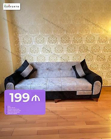 KONFORTO markalı divan - Ölçü: 210 sm - Mexanizm: açılan, bazalı