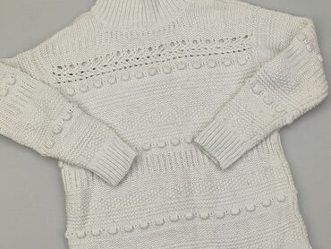 białe t shirty plus size: Sweter, XS, stan - Dobry