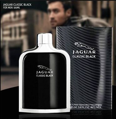 ricardo veron etir: Jaguar Classik Black Orginal ! 100 ml Teze Qutuda ! Barkodu var !