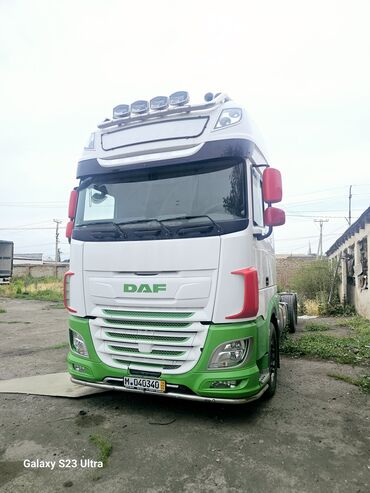 купить фуру с прицепом бу: Грузовик, DAF, Стандарт, 7 т, Б/у
