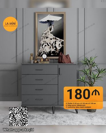 деревянный комод: Siyirməli, Güzgüsüz