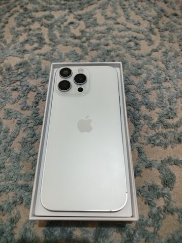 Apple iPhone: IPhone 16 Pro Max, Новый, 1 ТБ, Белый, Кабель, 100 %