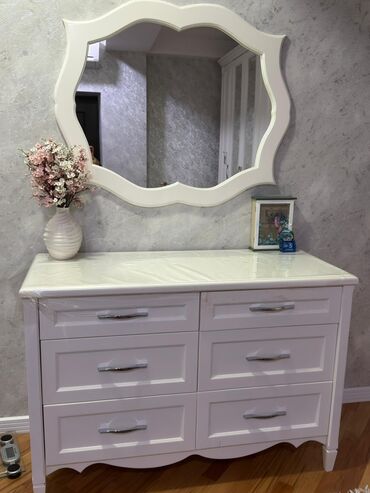 Yataq otağı dəstləri: İkinəfərlik çarpayı, Dolab, Komod, Termo, Türkiyə, İşlənmiş — 6