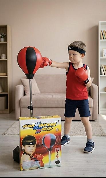 для песка: ​🥊 Боксерский набор «Чемпион» (Груша + Перчатки) ​Отличный подарок для — 1