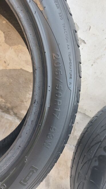 запаска на крузак: Шины 205 / 50 / R 17, Лето, Б/у, Пара, Hankook