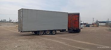 Унаа: Тентованный автопоезд с прицепом (еврофура) - Сцепка: тягач с — 2
