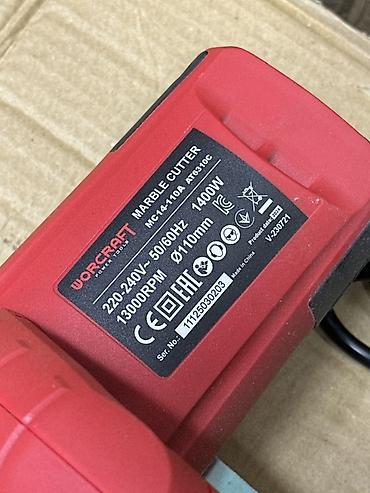 Инструменты для резки: Алмазная ручная пила по камню WORCRAFT Marble Cutter MC14-10A — 2