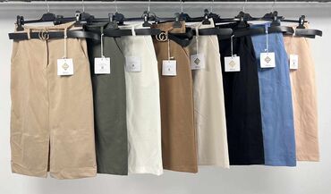 suknje na tufne: M (EU 38), Midi, color - Beige