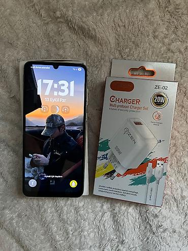 50 azn telfon: Samsung Galaxy A05, 64 GB, rəng - Yaşıl, Face ID — 4