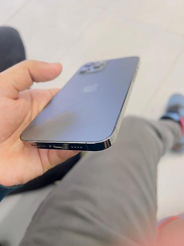 Apple iPhone: IPhone 12 Pro Max, Б/у, 128 ГБ, Black Titanium, Чехол, 82 % — 7