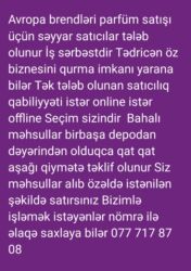 Təhsil, elm: Iş imkanı səyyar satış