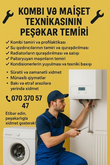 ремонт мелкой бытовой техники: Satışı,quraşdırılması və təmiri