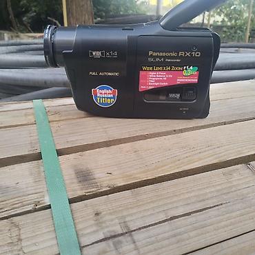 Videokameralar: Panasonic RX10 Slim Palmcorder VHS-C videokamera - Geniş bucaqlı 1:4 — 3