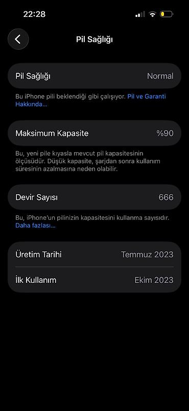s25 kabro: IPhone 15, 128 GB, Sierra Blue, Face ID, Simsiz şarj, Zəmanət — 7