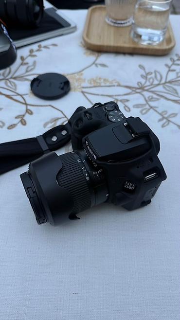 Фото и видеокамеры: Зеркальная камера Canon EOS 250D с комплектным объективом Canon EF-S — 2