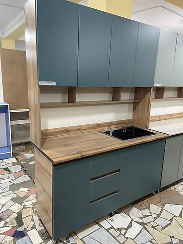 Кухонные гарнитуры: Кухонный гарнитур современного дизайна - Прямые кухонные модули с — 3