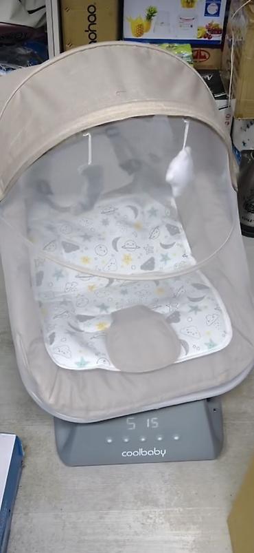 Электрокачели для новорождённых Coolbaby - Автоматическое укачивание