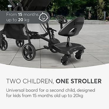 cherry time cipele: KIKKA BOO univerzalni dodatak za kolica za drugo dete – ALLY XL, black — 2