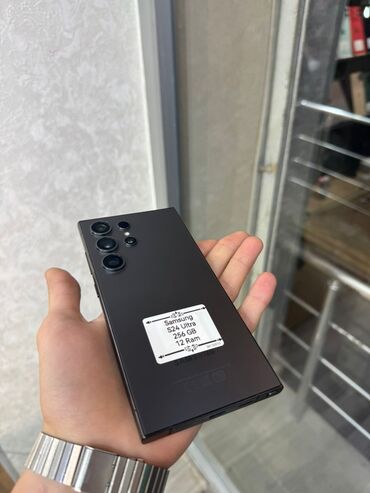 cib telefonu: Samsung Galaxy S24 Ultra, 256 GB, rəng - Qara, İki sim kartlı