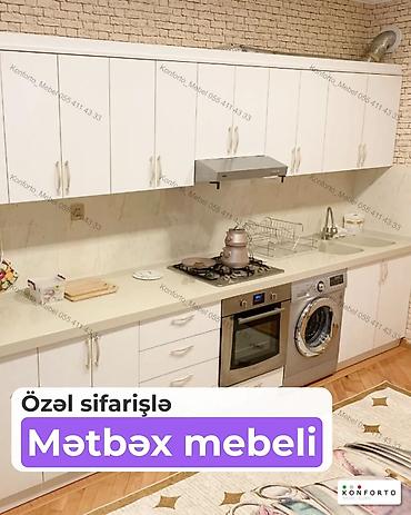 Mebel: Özəl sifarişlə mətbəx mebeli - Layihələndirmə və ölçüyə uyğun — 1