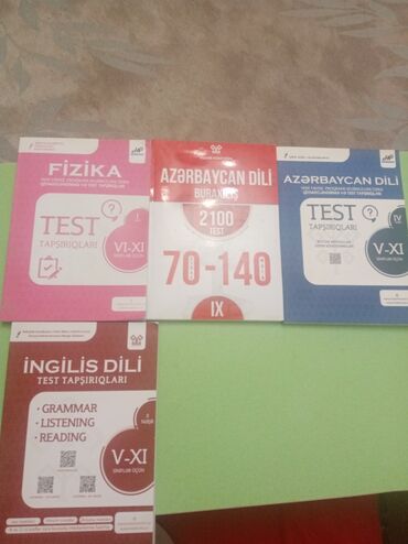 7 ci sinif ingilis dili kitabi: Hedef testlər fizika Azərbaycan dili ingilis dili testlərin ucuz