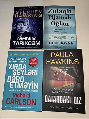 Satılır: Azərbaycan dilinə tərcümə olunmuş 4 kitabdan ibarət dəst -