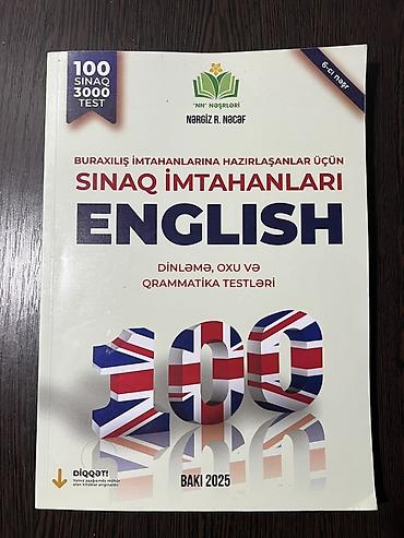 Testlər: İngilis dili-100 sınaq Nərgiz Nəcəf, “NN Nəşrləri”), 6-cı nəşr — 1