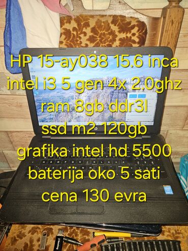 blutut za automobile: Intel Core i3, 8 GB OZU, 15.6 "