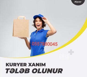 Rəflər: Piyada kuryer tələb olunur, 18-29 yaş, 1 ildən az təcrübə, Gündəlik ödəniş