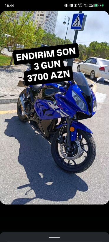 Motosikletlər: - Scarpion, 250 sm3, 2024 il, 3000 km