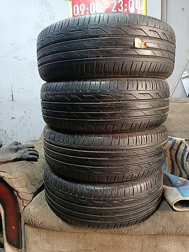 w210 e280: Шины 205 / 55 / R 16, Лето, Б/у, Комплект, Легковые, Япония, Bridgestone — 1