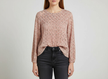 przezroczyste tkanina bawełniane na bluzki: Women's blouse, size S