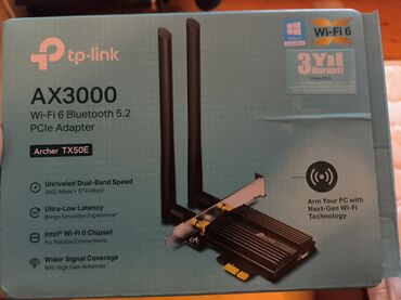 usb modem: TP-Link Archer TX50E(AX3000)