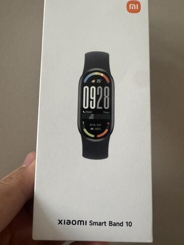 amazfit gts бишкек: Xiaomi Smart Band 10 — фитнес-браслет с цветным экраном и сменным