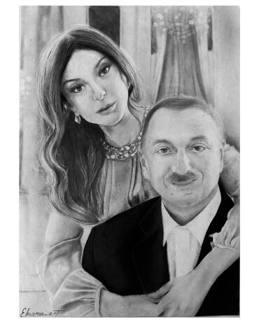 Digər ev dekoru: Portret sifarişi Qara qələmlə gözəl, real portretlər. Hədiyyə və ya