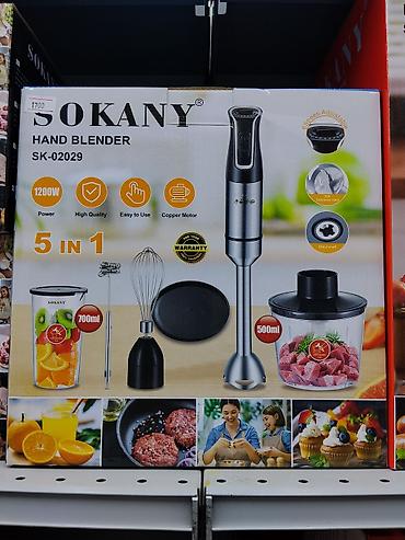Погружной блендер SOKANY SK‑02029 — универсальный комплект 5‑в‑1 для