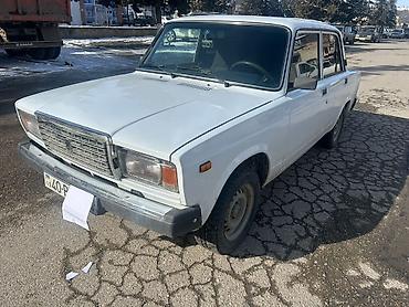 VAZ (LADA): Lada 2107 sedan 2007 - Kuzov: 4 qapı, ağ rəng, arxa ötürücülü klassik — 1