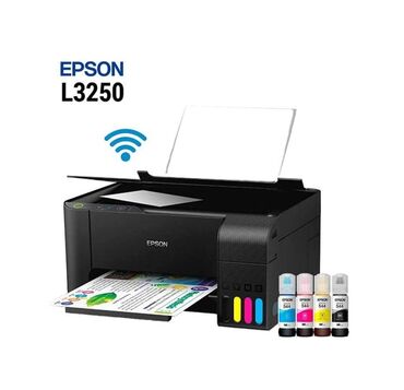 printer aparati: Epson L3250 Orginal 5İl Zəmanətlə (WİFİ) Rəngli və Qara şəkil A4
