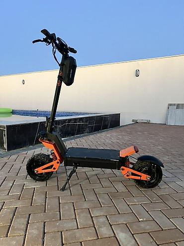 2 tekerli scooter: Elektrik skuter – güclü ofroad model - İki amortizatorlu asqı — 4