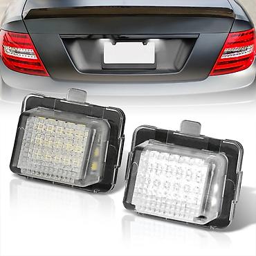 led işıqlar maşın üçün: Mercedes w204w212w221w222 led nomre isigi — 4