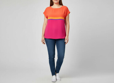 bluzki nietoperz plus size: Yessica, Жіноча блуза, розмір XL