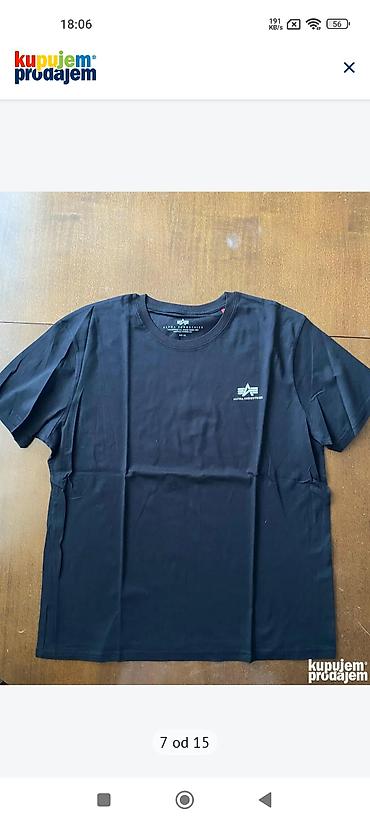 Majice: Muške majice Alpha Industries – kratki rukav - Originalni Alpha — 7