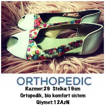 Детская обувь: Ayaqqabi Ortopedik, olchu:29(18sm), bio komfort sistemdi, ela — 1