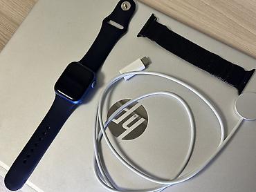 Apple Watch Series 7,41мм Синий АКБ 96%,память 32гб В комплекте