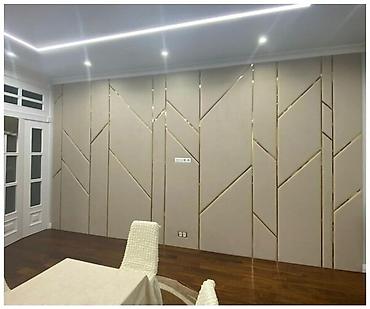 Другие строительные материалы: Мягкие стеновые панели. Дизайнерская декоративные стеновые Широкий — 16