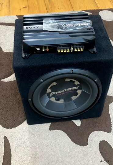 pioneer 944: Basovka pioner
uslitel sony 500 W
teze kimi qalib az istifade olunub