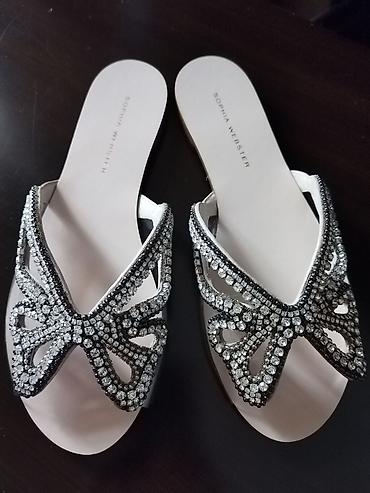 sendel: Sophia Webster qadın sandaleti - Model: daşlarla bəzədilmiş slip-on — 1