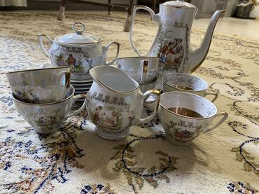 Çay dəstləri və servizlər: Çay dəsti, rəng - Ağ, Farfor, 6 nəfərlik — 3