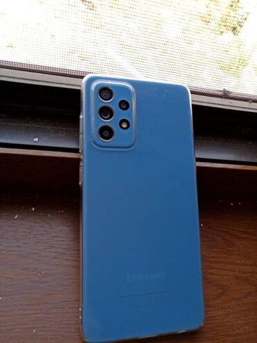 Elektronika: Samsung Galaxy A52 | 256 GB | rəng - Mavi | Sensor, Barmaq izi, İki sim kartlı